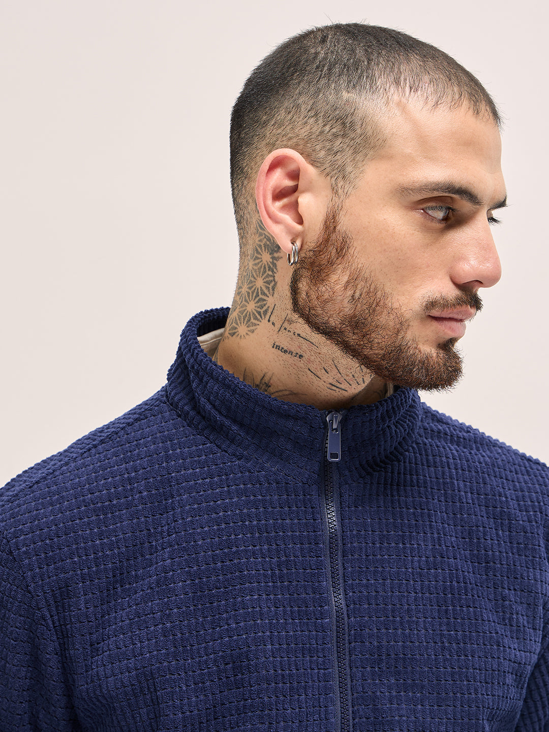 Men Classic Dark Blue Jacket