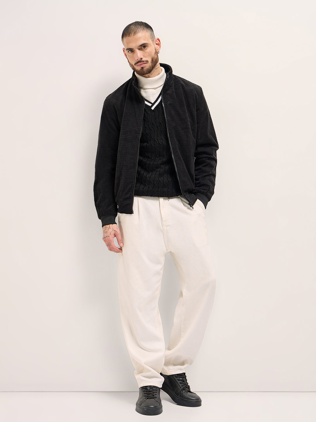 Men Classic Black Jacket
