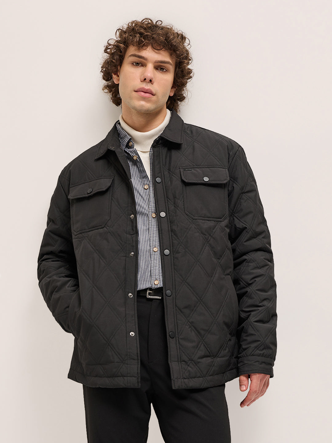 Men Timeless Black Jacket