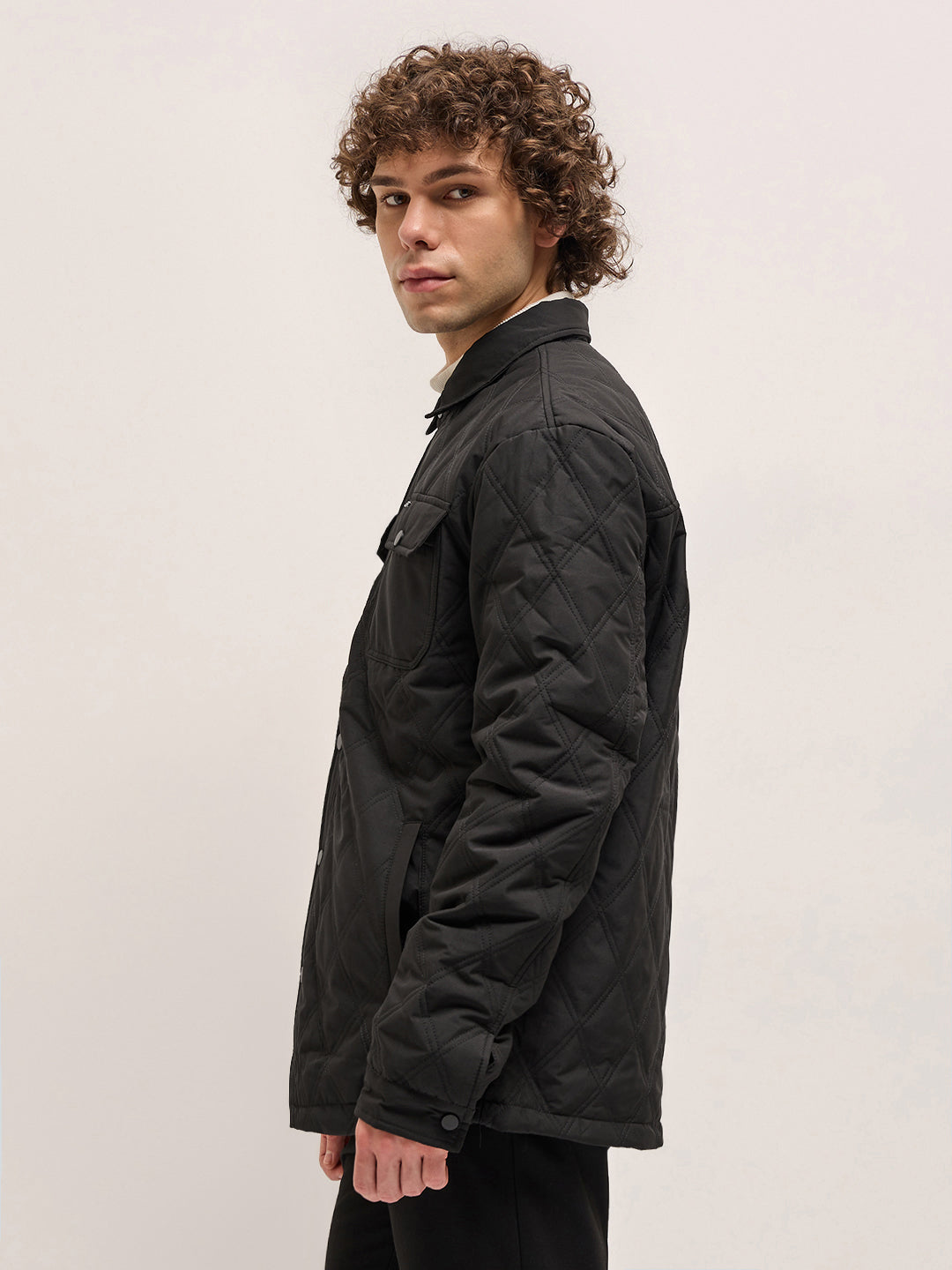 Men Timeless Black Jacket