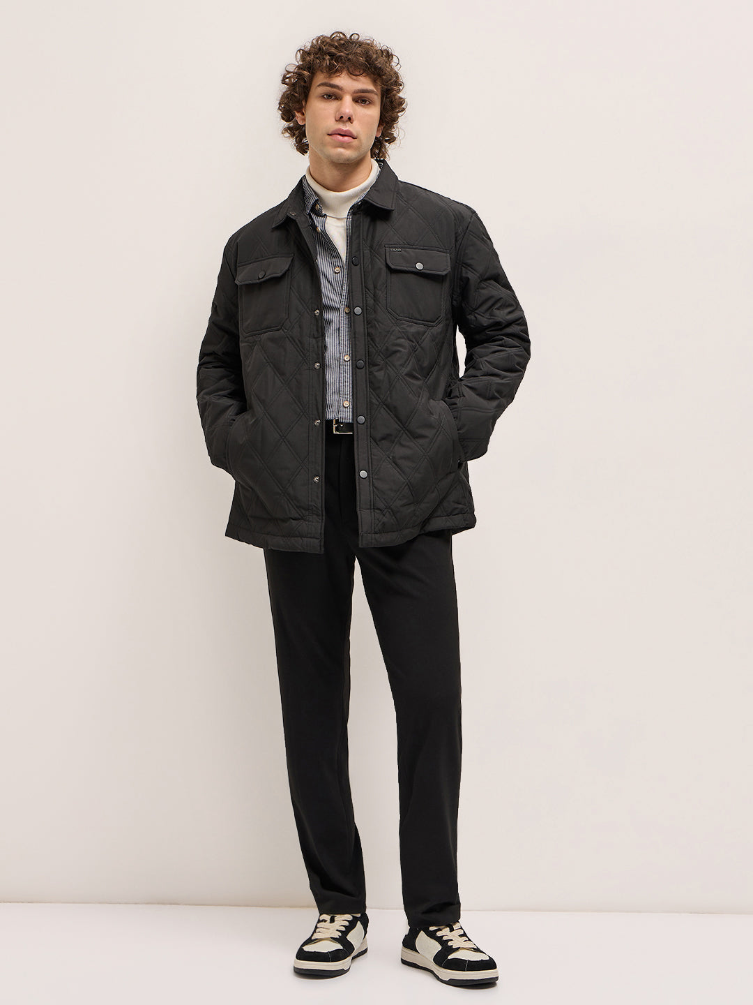 Men Timeless Black Jacket
