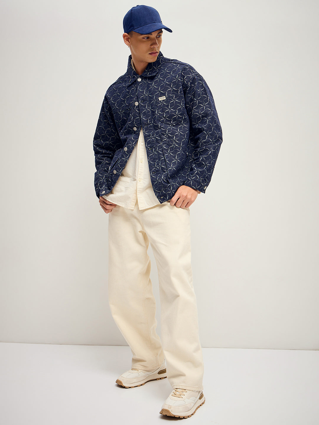 Men Dark Blue Regular Fit Denim Jacket
