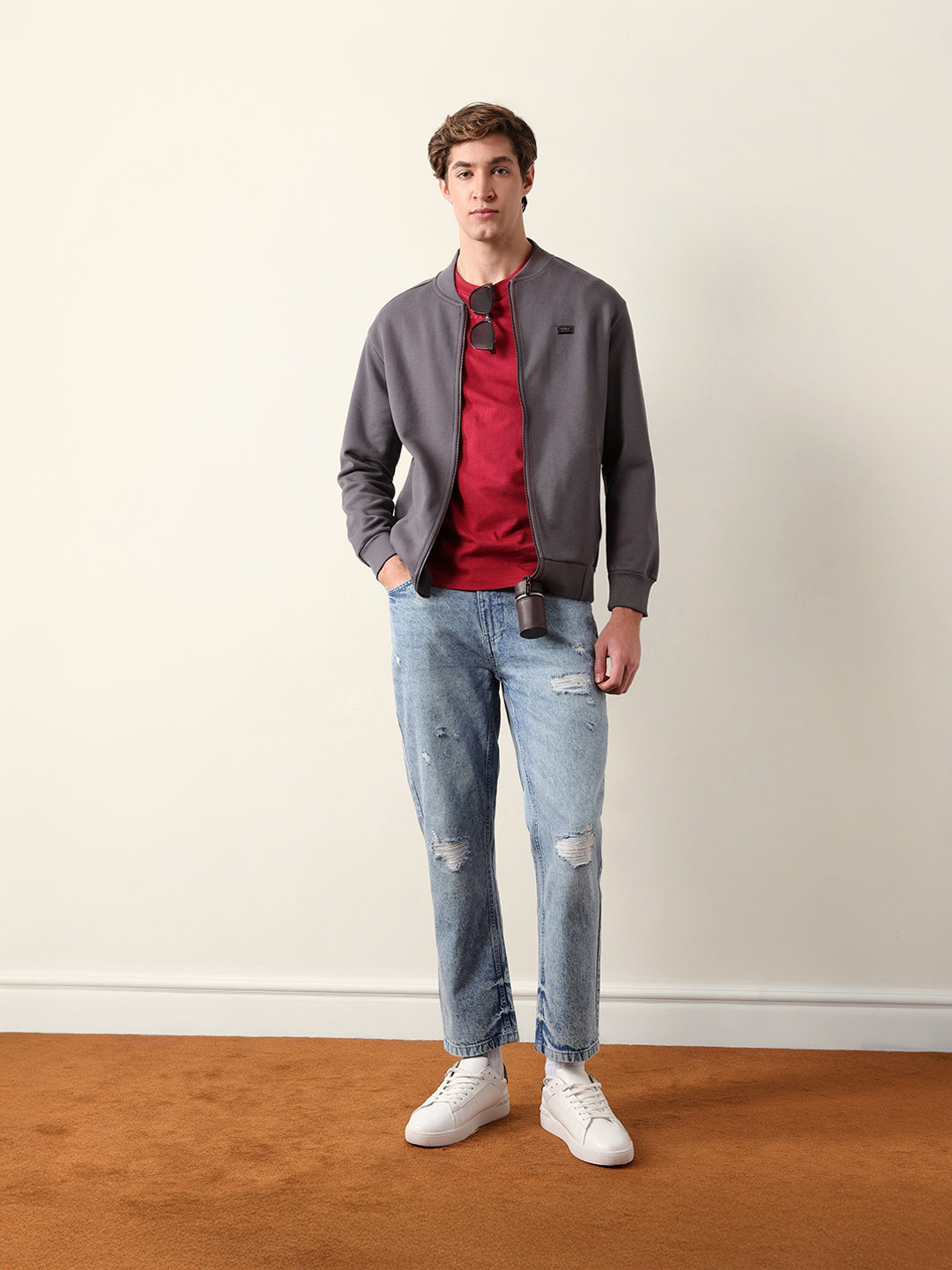 Men Lightweight Outdoor Bomber Jacket
