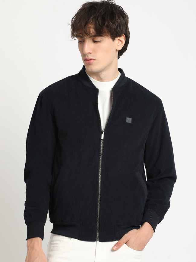 Men  Navy Lightweight Bomber Jacket
