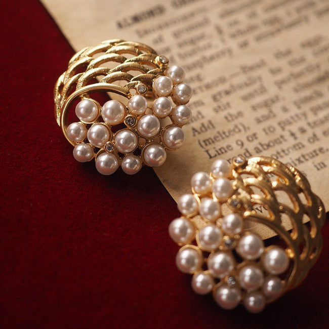 Luxury Pearl Wave Earring