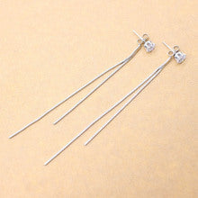Long Crystal Tassel Earring
