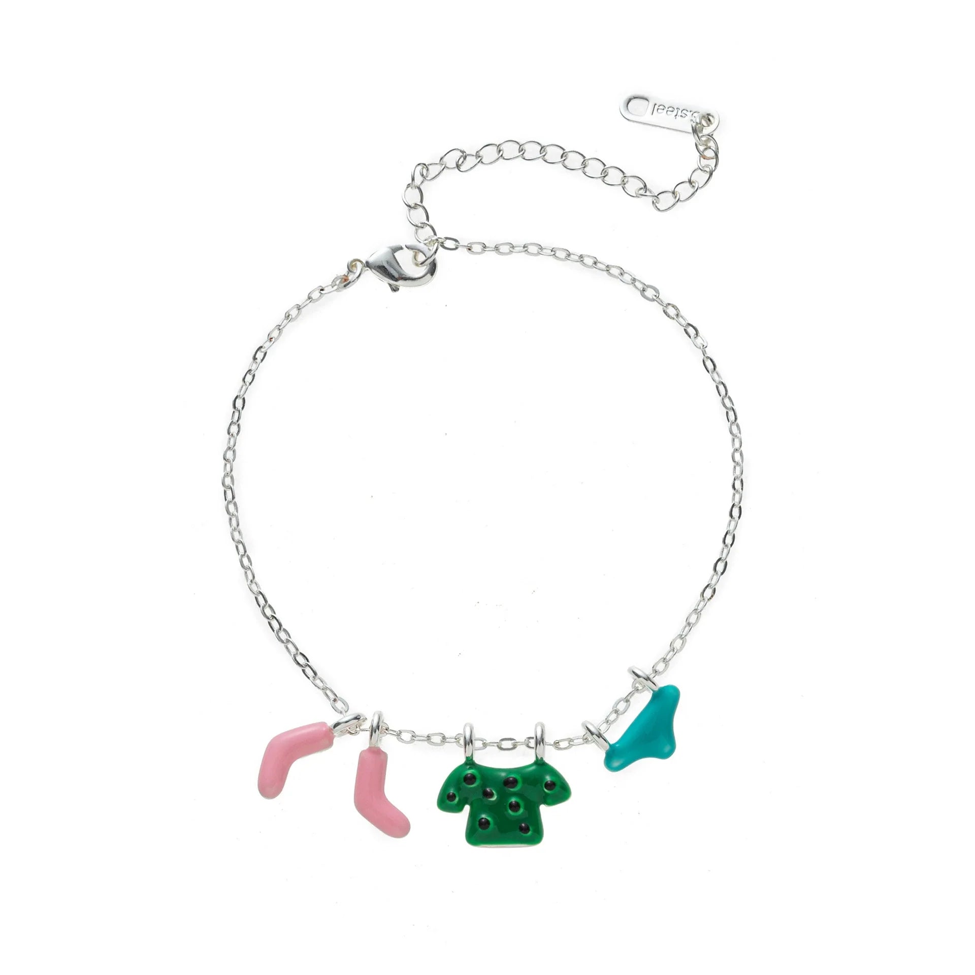 Cute Sterling Silver Laundry Bracelate