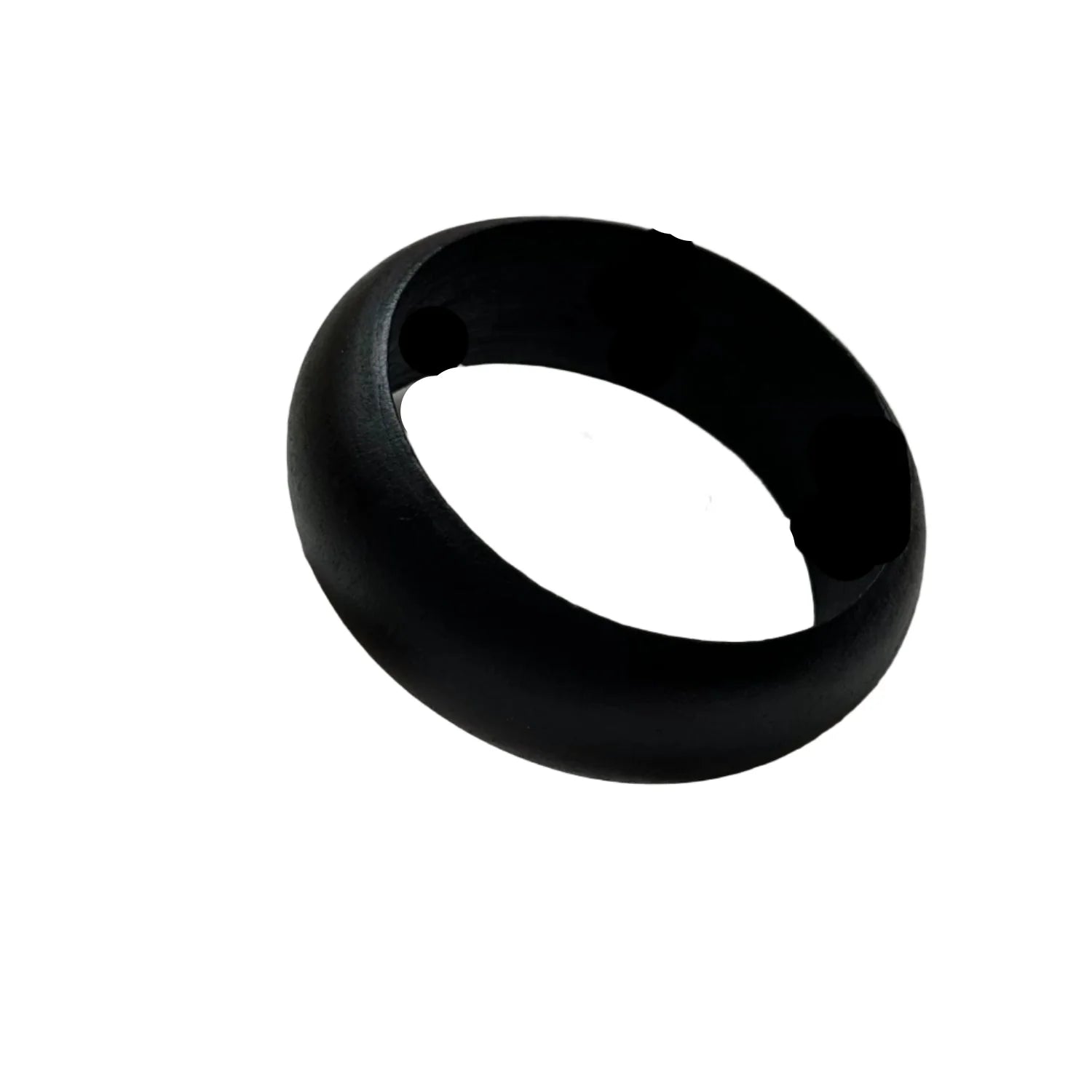 Matte Black Oversized Bangle Bold Dome Design