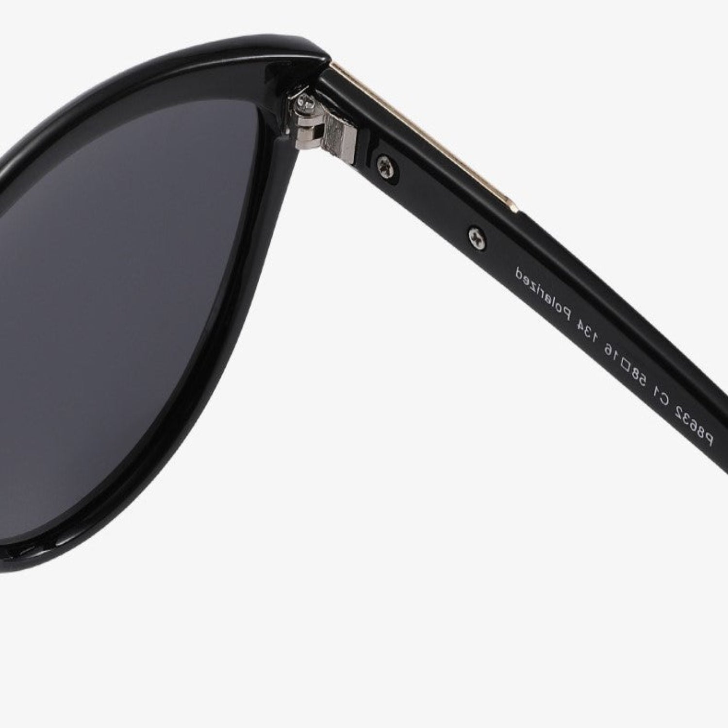 Women Black Cat Eye Sunglasses With Pouch & Cloth