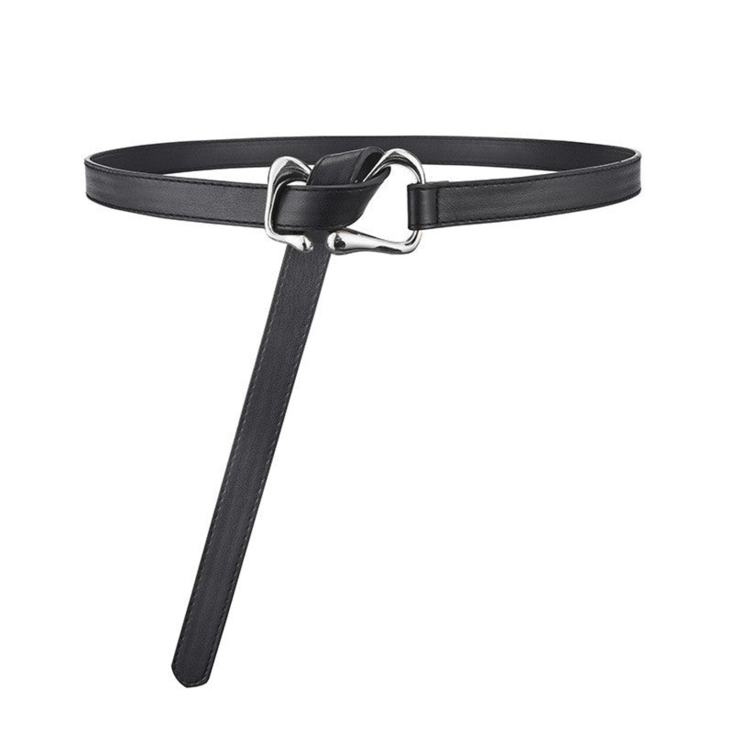 Wide Black Lace Floral Belt