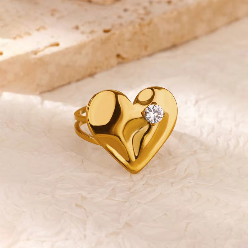 Heart Signet Ring