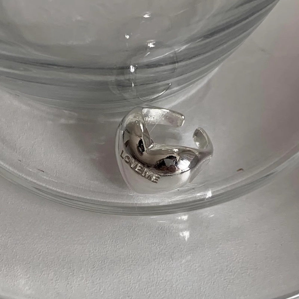 Love Me Letter Open Index Finger Ring