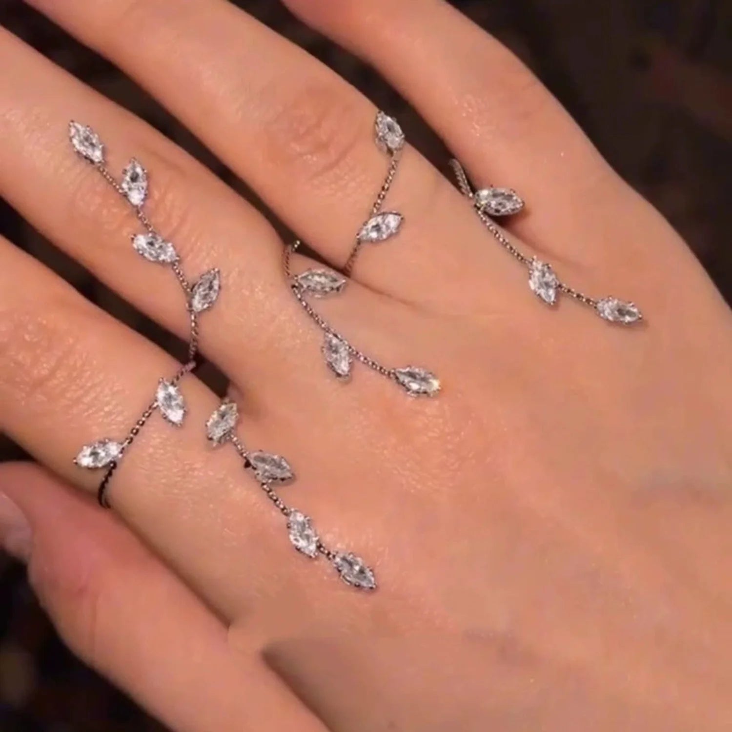 Enchanted Vine Multi-Finger Ring