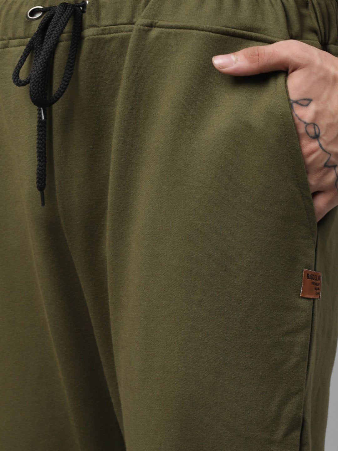 Men Cut & Sew Terry Jogger