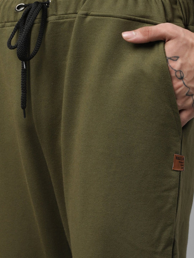 Men Cut & Sew Terry Jogger