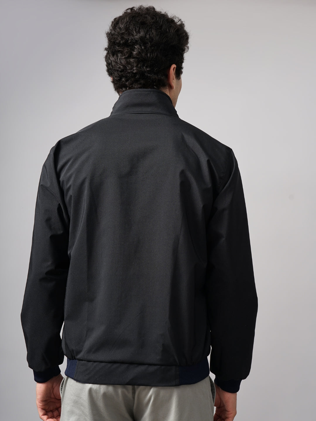Men Reversible Windcheater Grey Jacket