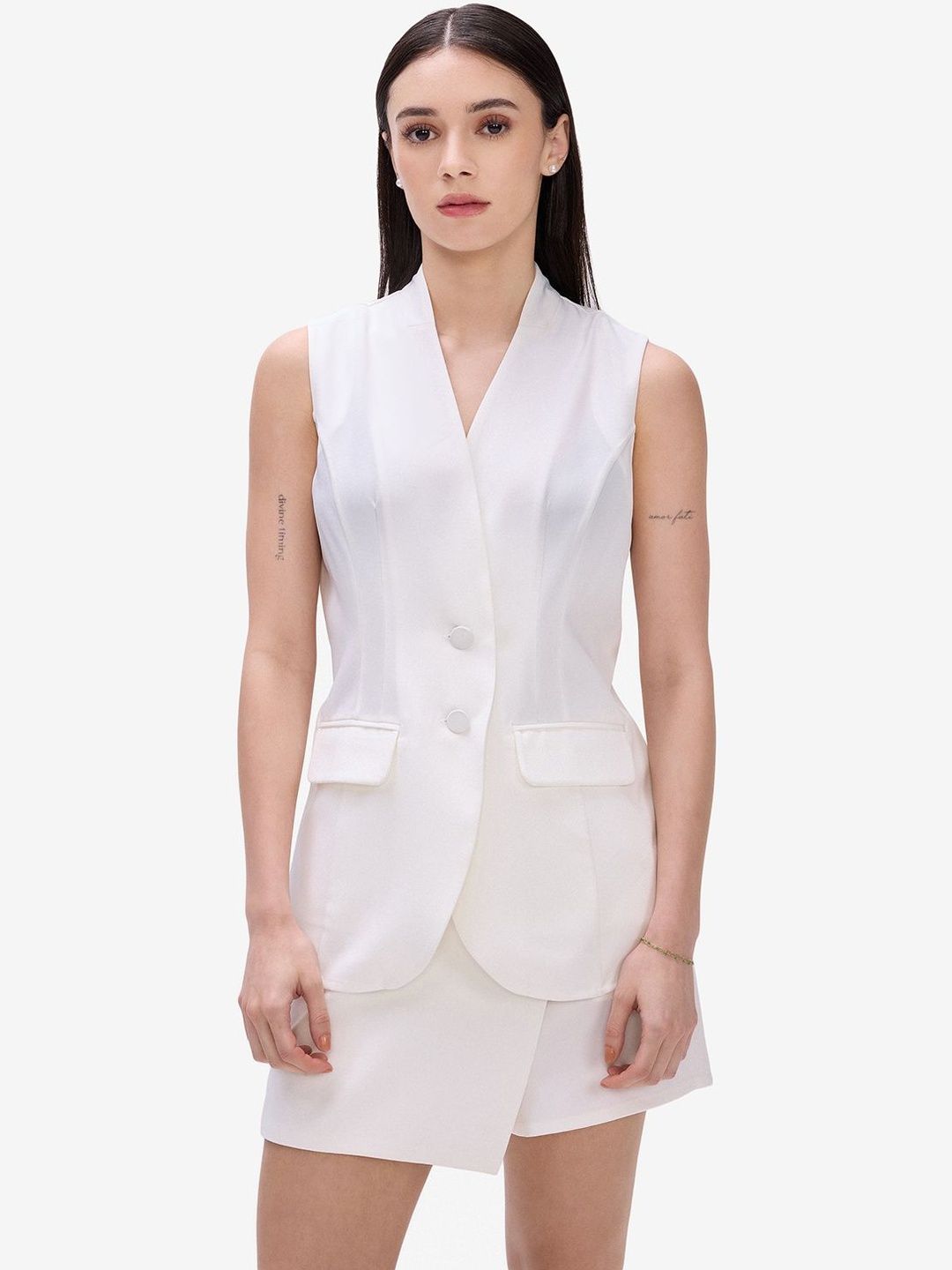 Women White Blazer