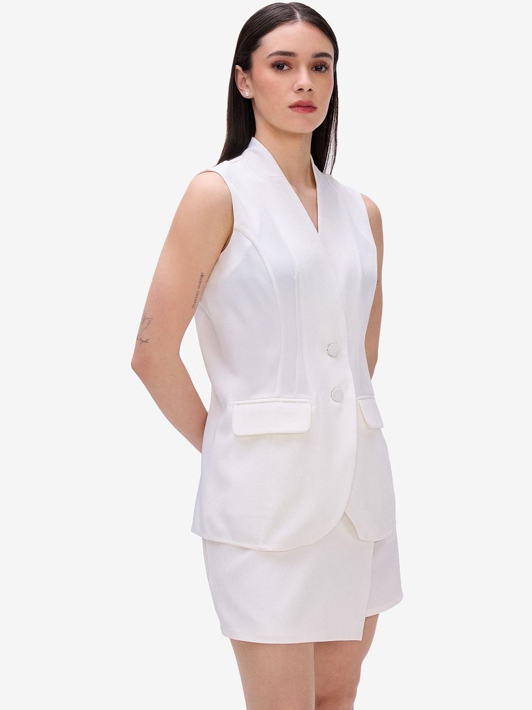 Women White Blazer