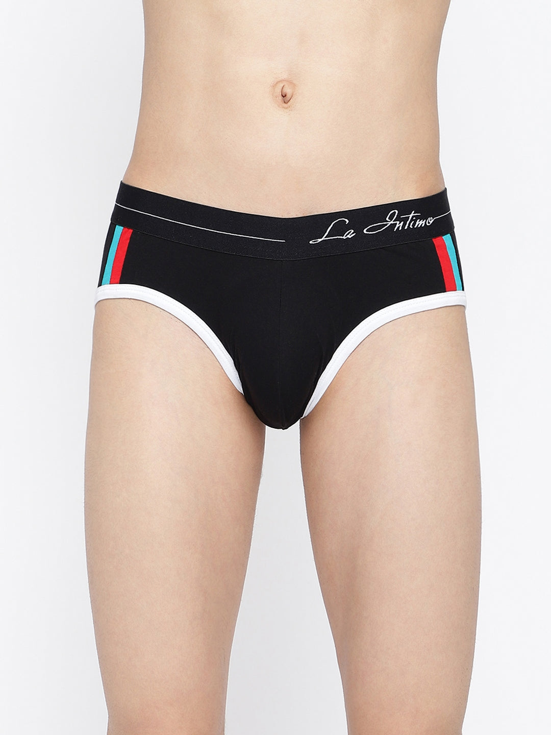 Men Double Striped Classic Brief
