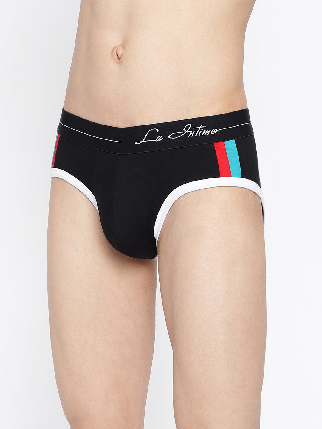Men Double Striped Classic Brief