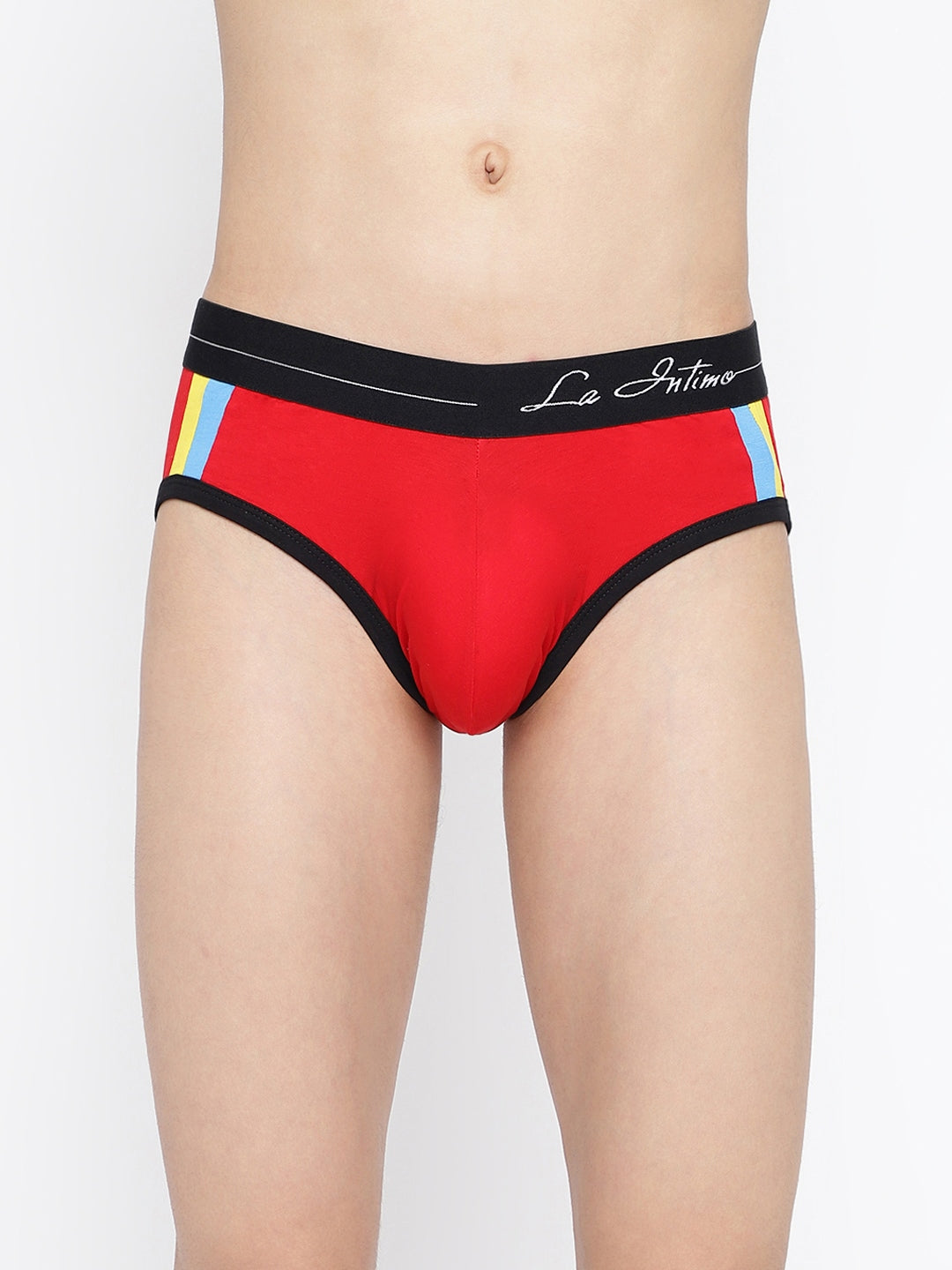 Men Double Striped Classic Brief