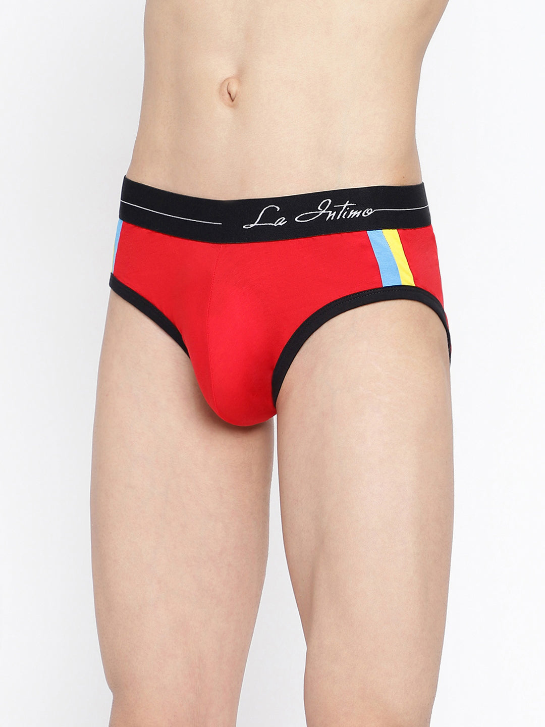 Men Double Striped Classic Brief