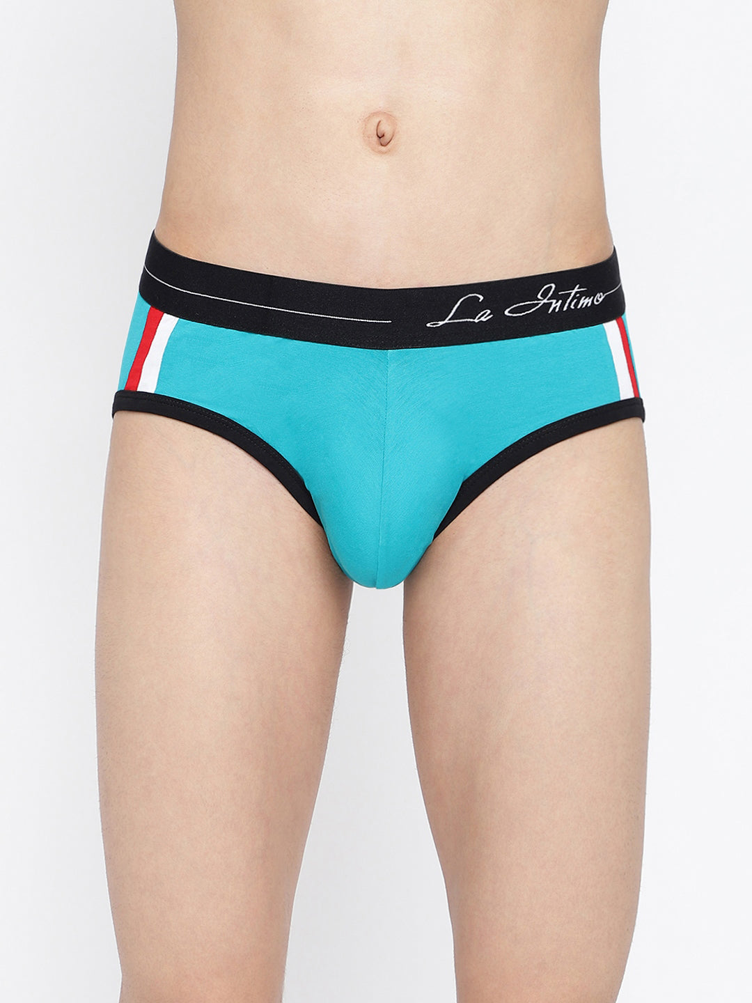 Men Double Striped Classic Brief