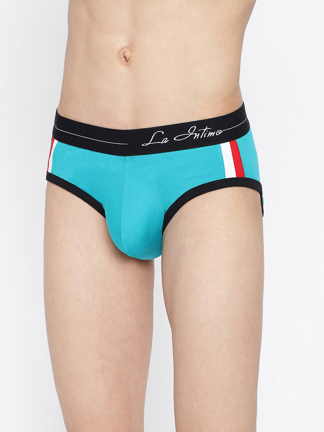 Men Double Striped Classic Brief