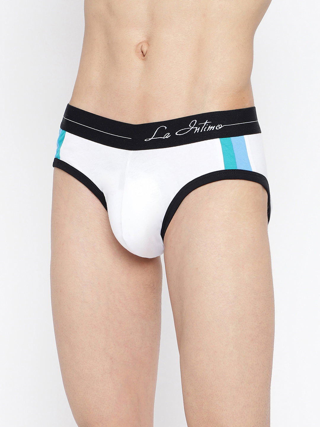 Men Double Striped Classic Brief