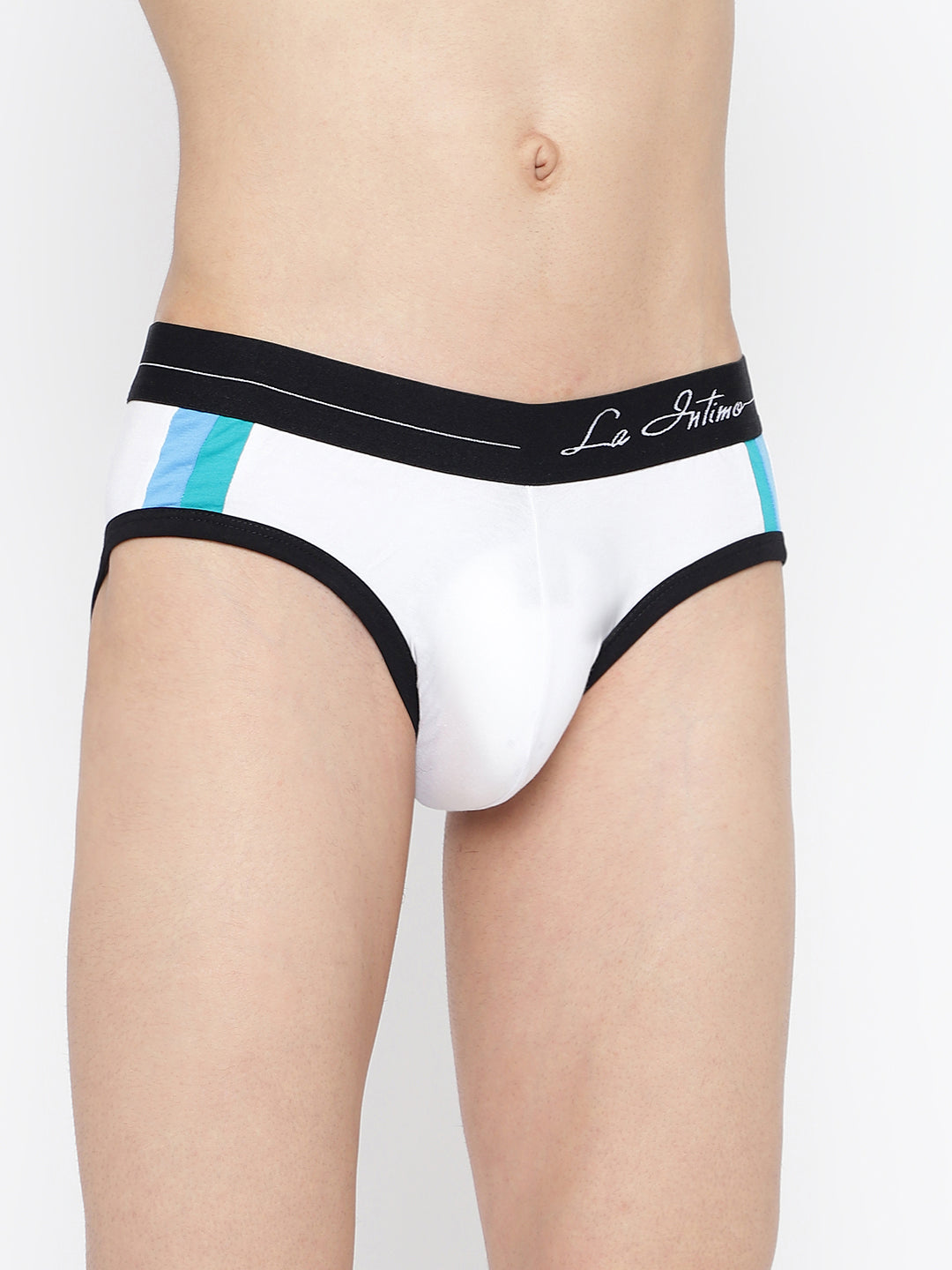 Men Double Striped Classic Brief