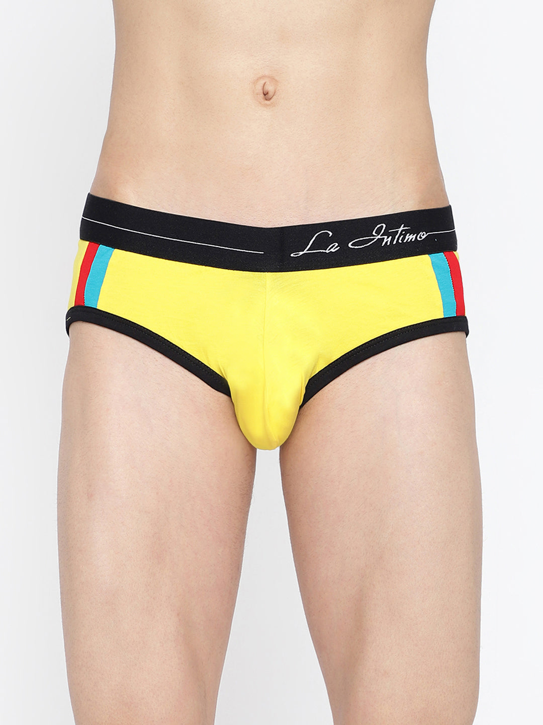 Men Double Striped Classic Brief
