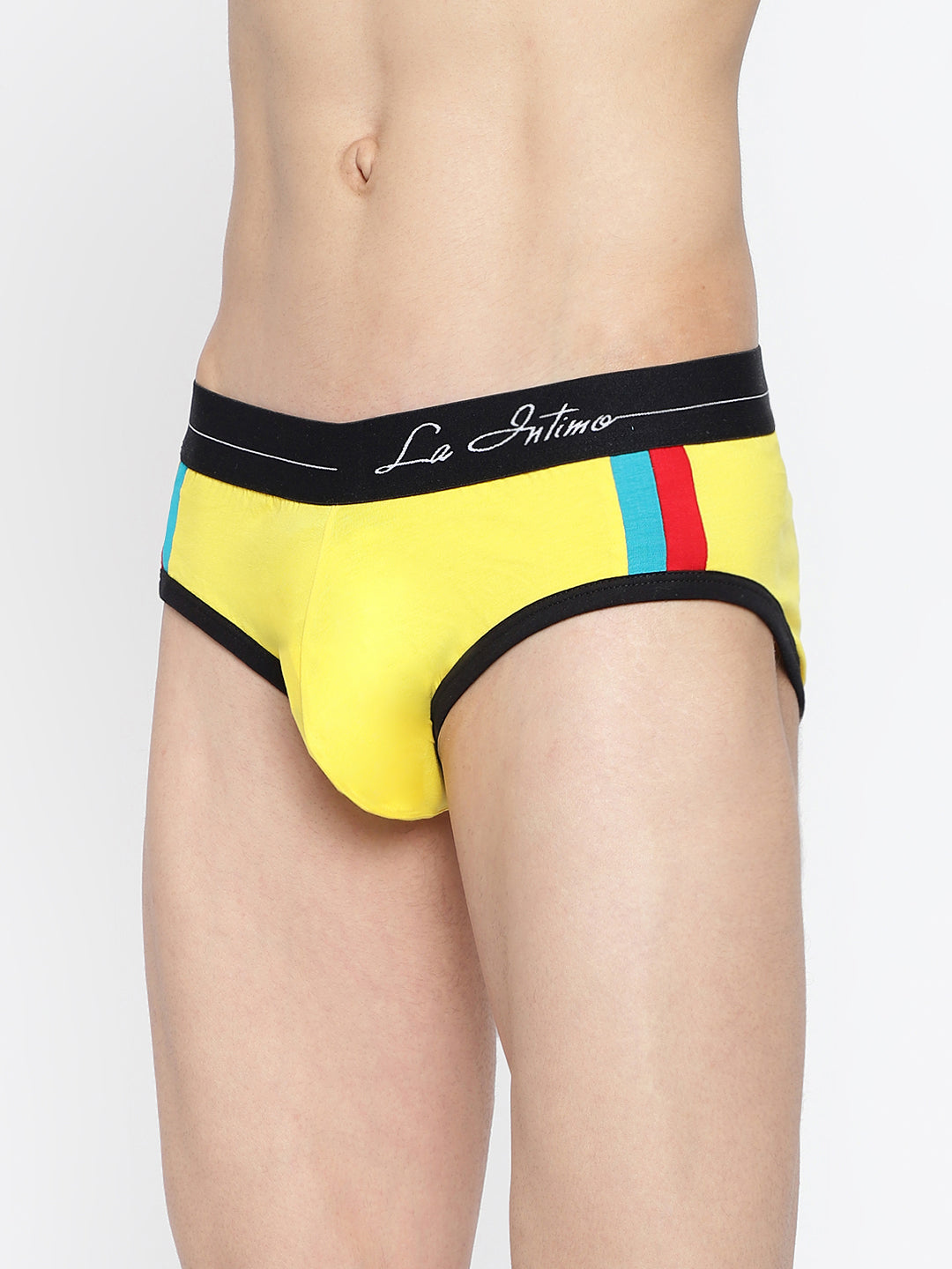 Men Double Striped Classic Brief
