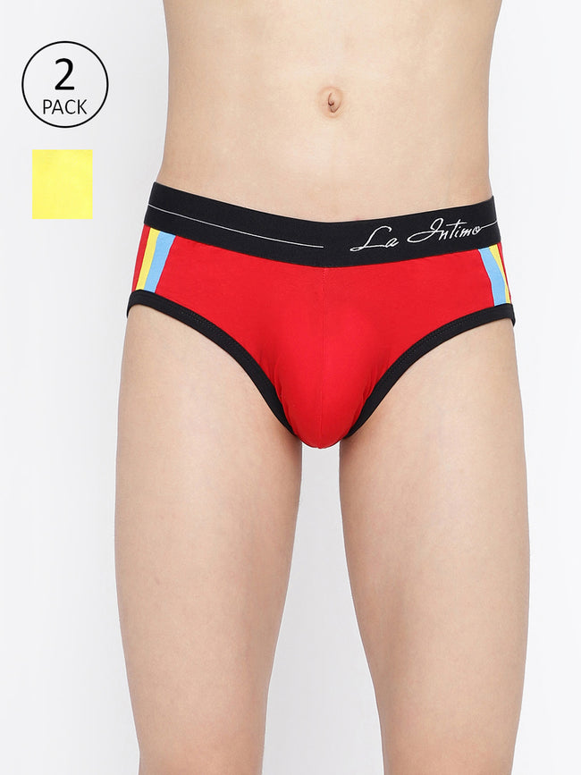 Men Double Striped Brief (Pack of 2)