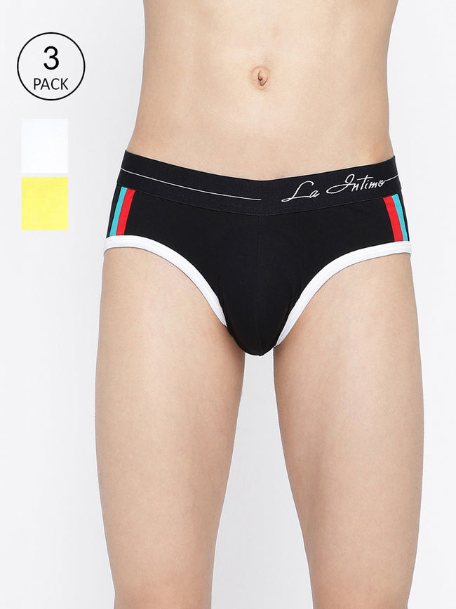 Men Double Striped Brief (Pack of 3)