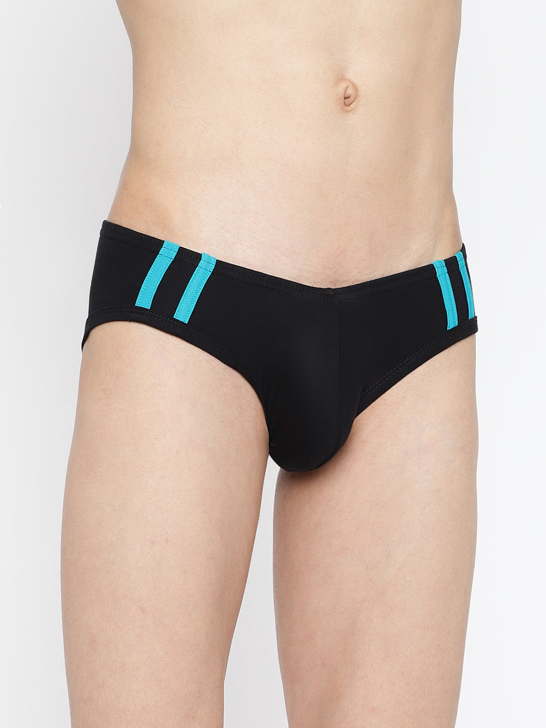 Striped and Solid Fashion Brief