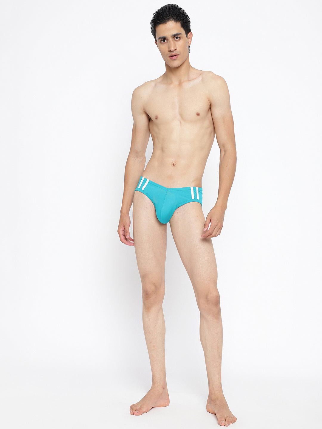 Striped and Solid Fashion Brief