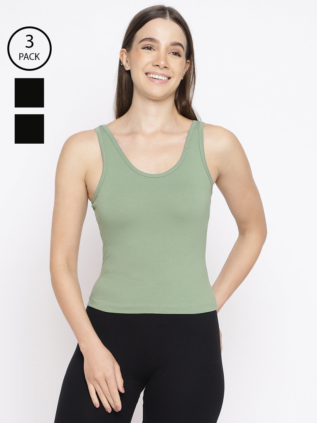 Women Inner Prankster Camisole (Pack of 3)