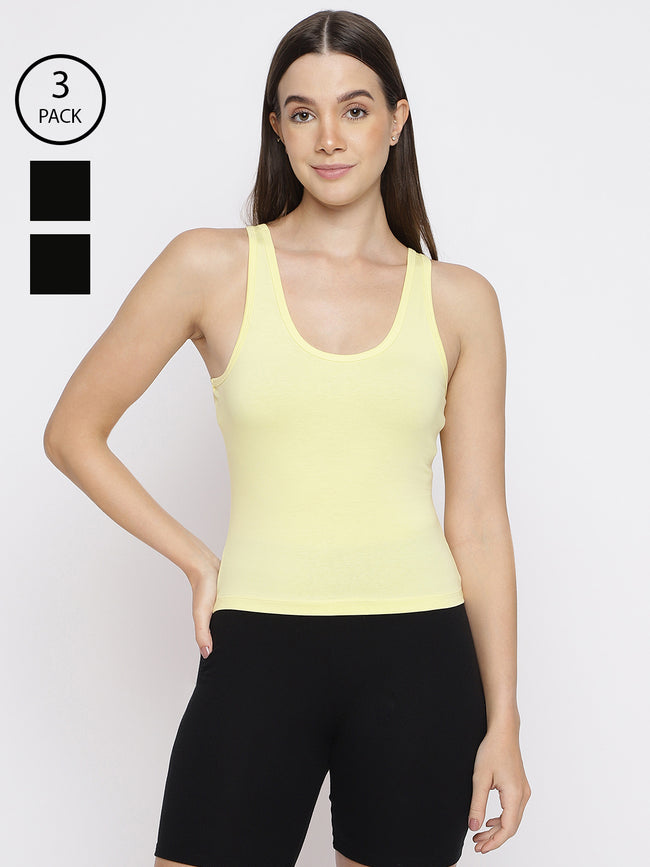 Women Inner Prankster Camisole (Pack of 3)