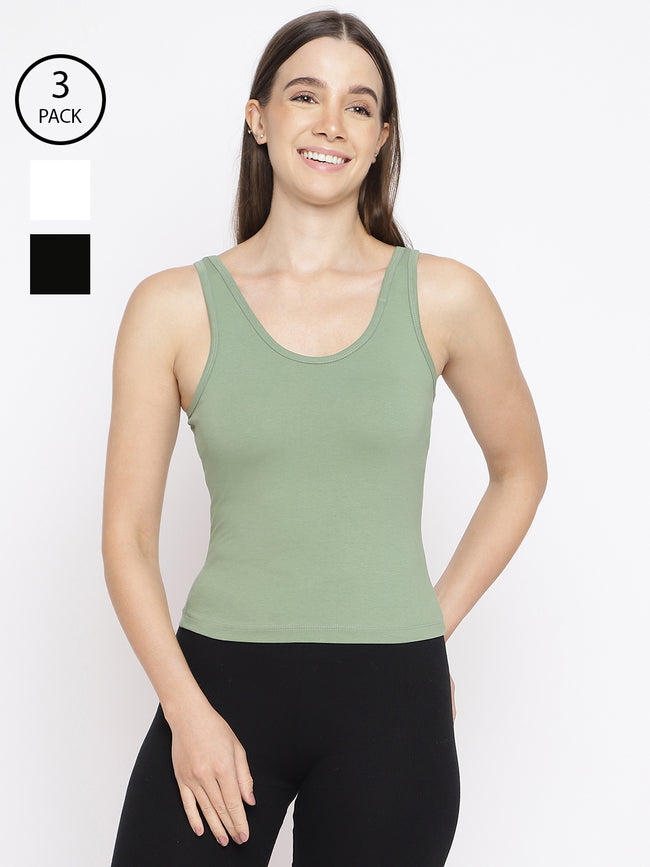 Women Inner Prankster Camisole (Pack of 3)