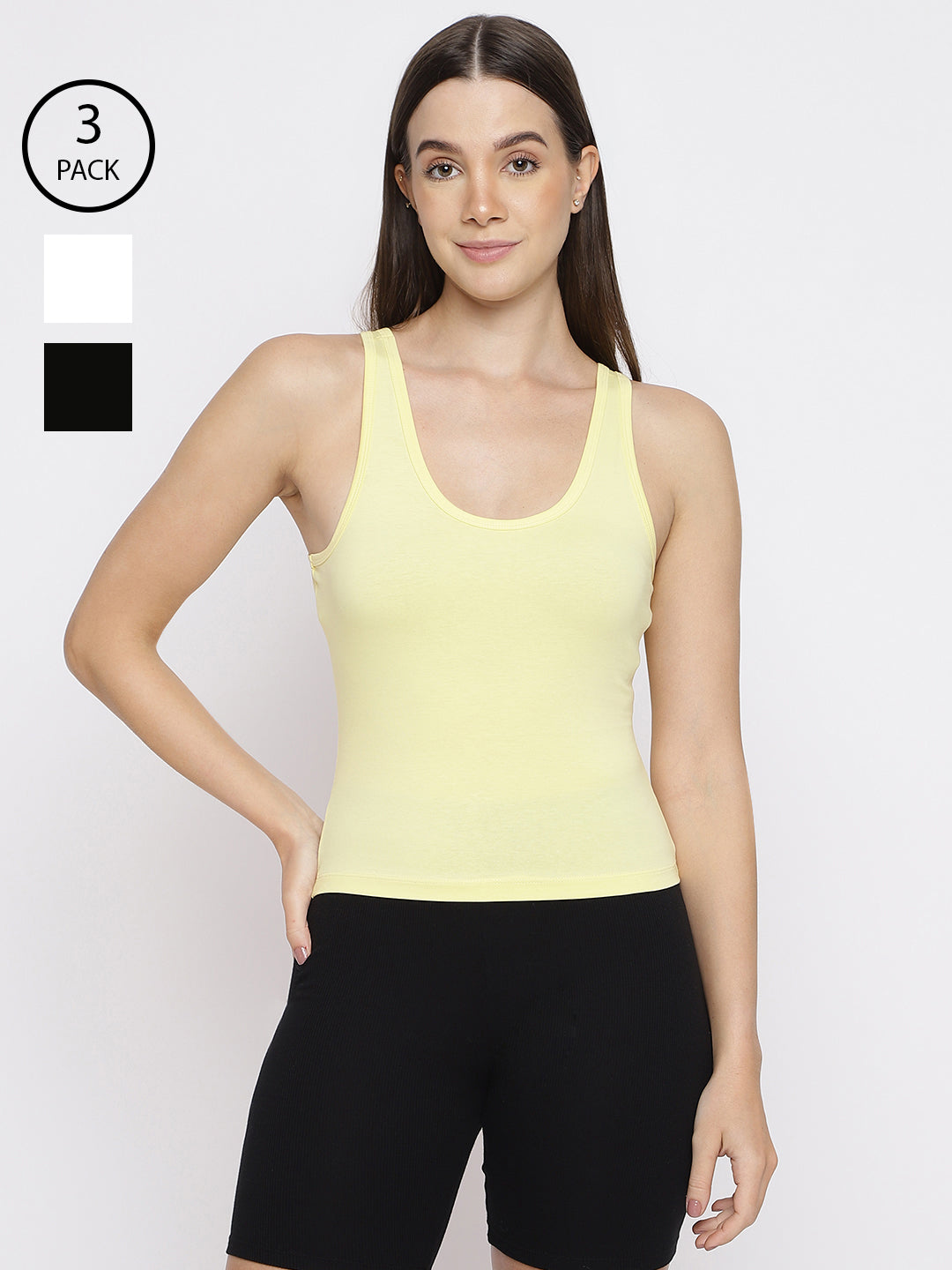 Women Inner Prankster Camisole (Pack of 3)