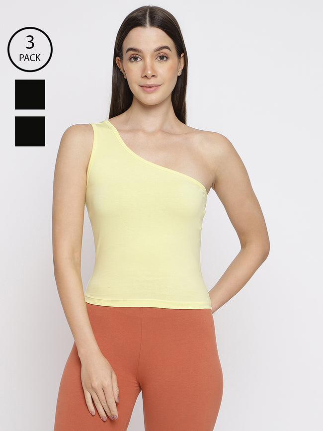 Women Eased Elegance Camisole (Pack of 3)