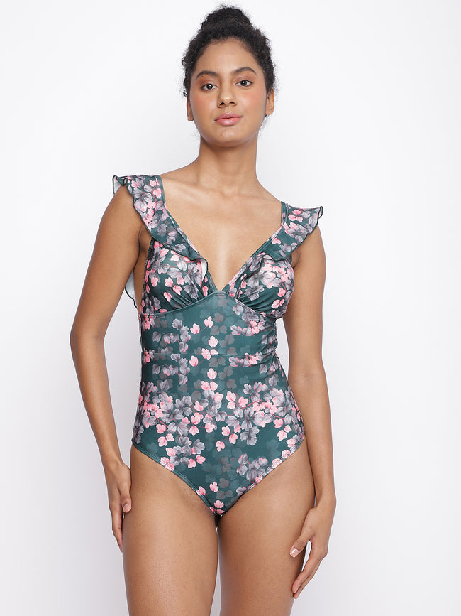 Women Andrott Frill Monokini