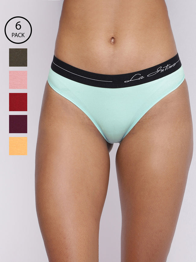 Dulce Candy Brief Panty Pack of 6