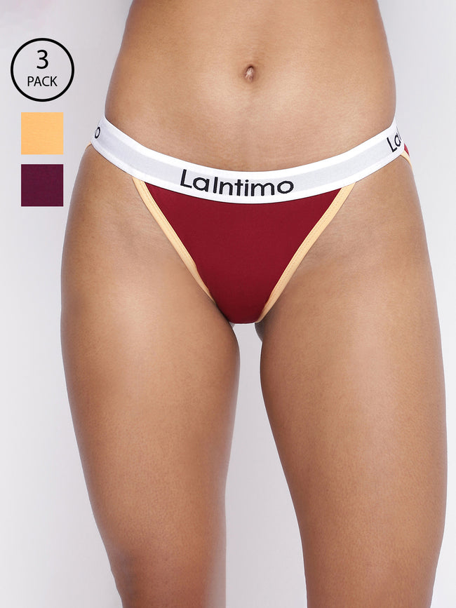 Moda Fashionable Brief Panty Pack of 3