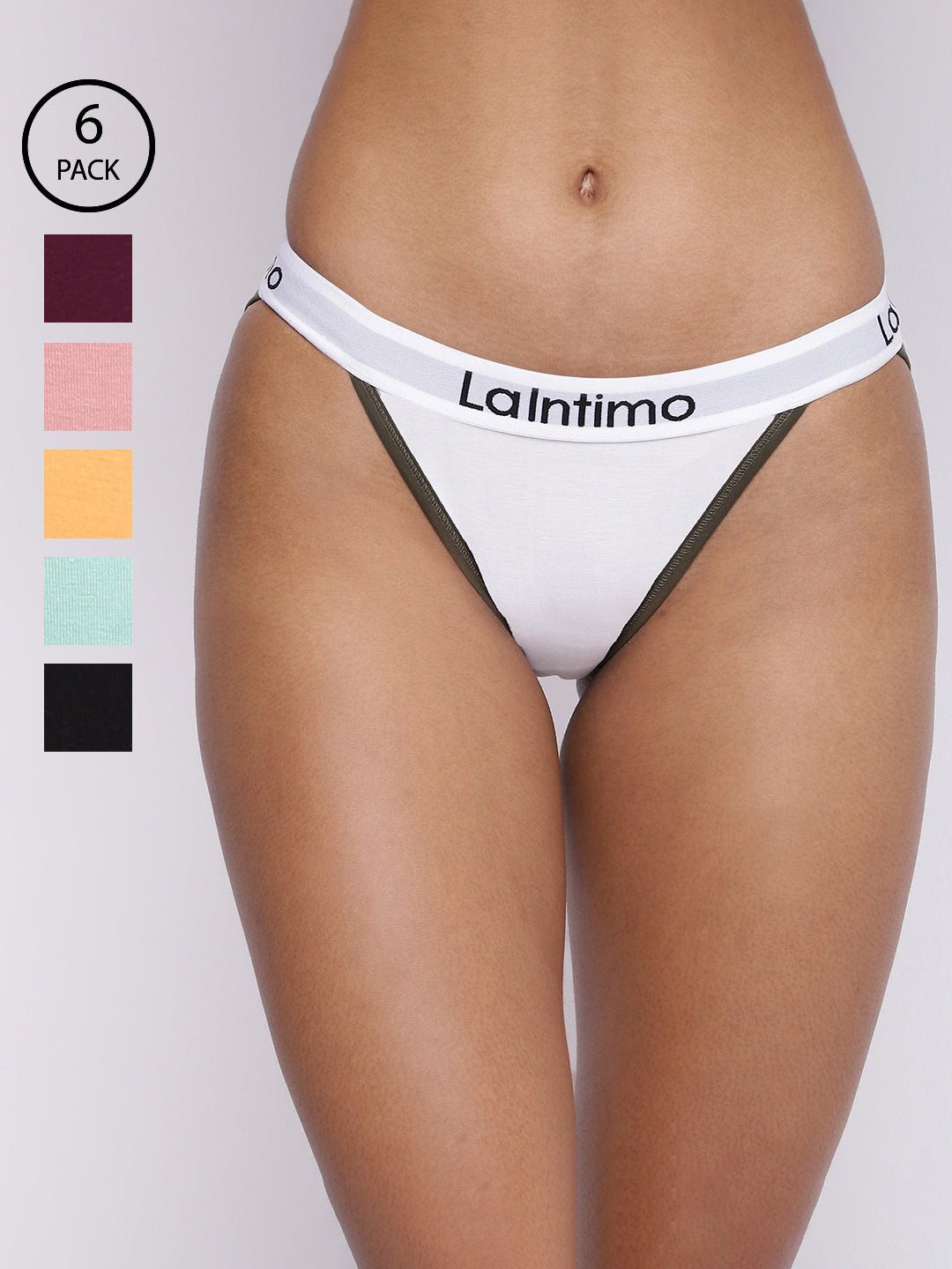 Moda Fashionable Brief Panty Pack of 6