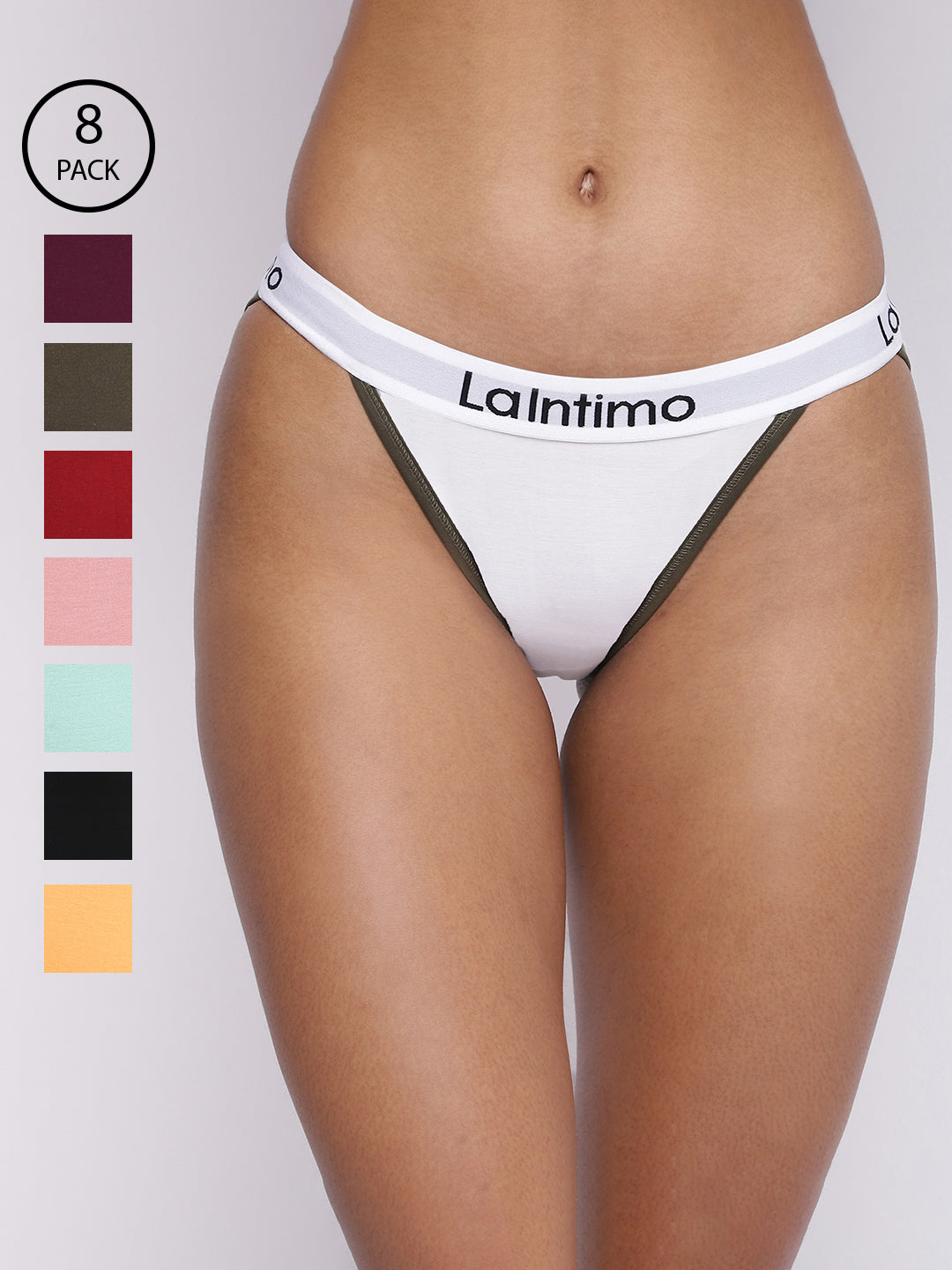 Moda Fashionable Brief Panty Pack of 8