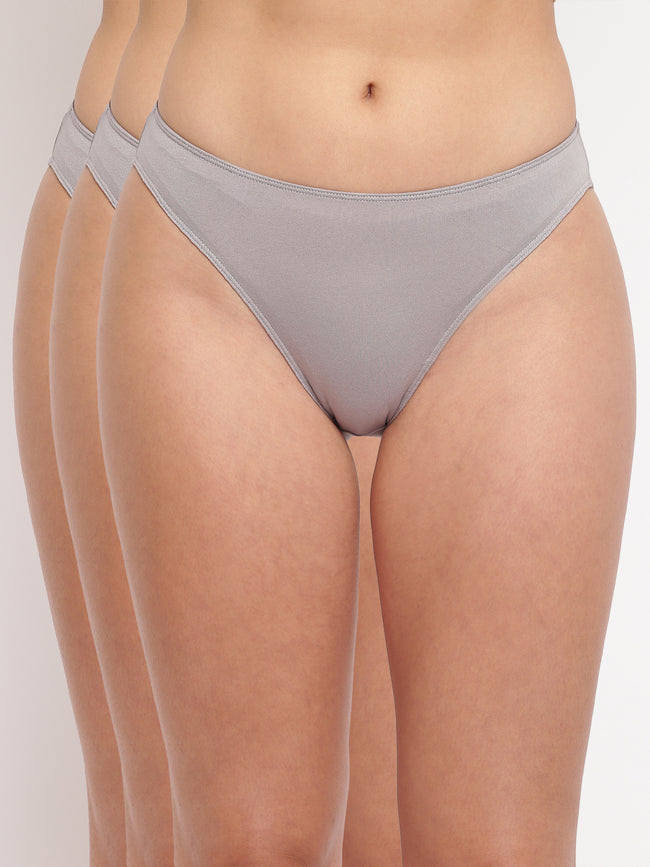 Glamo Rise High Leg Brief Pack of 3