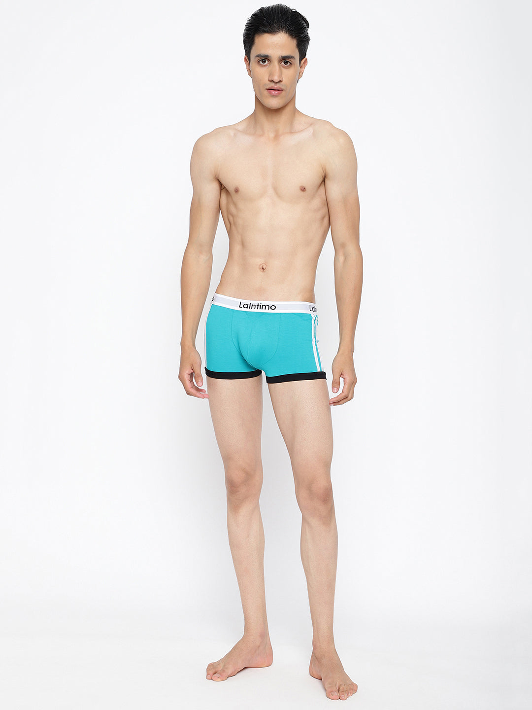 Men Body Boost Striped Trunk (Pack of 3)