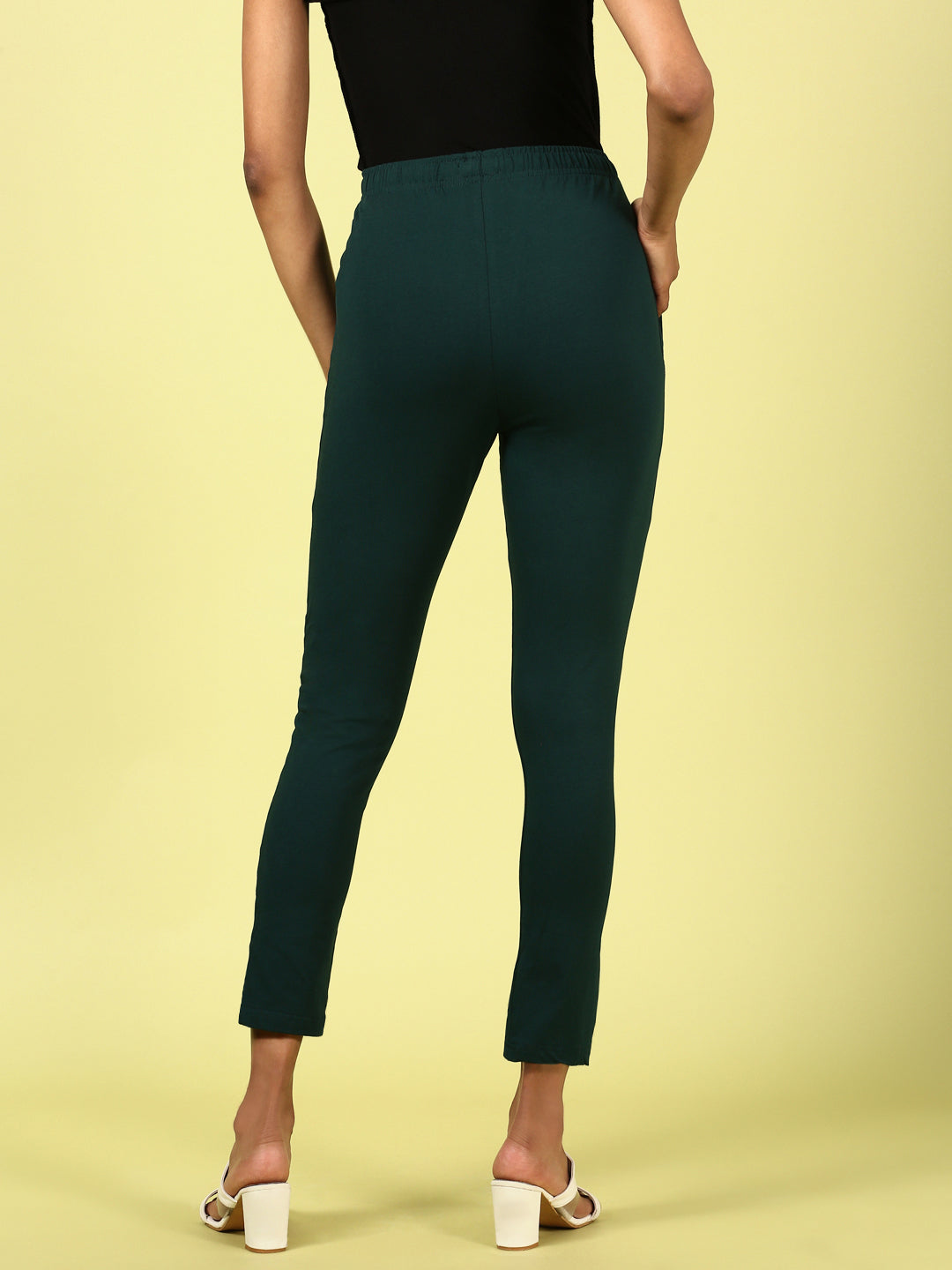 Women Green Casual Pants