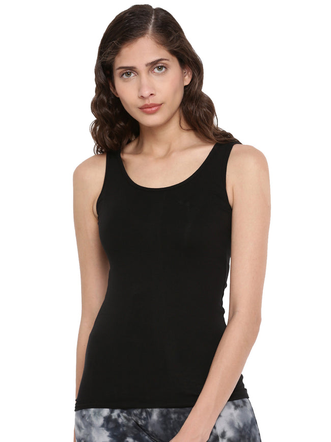 Women Black Inner wear Top
